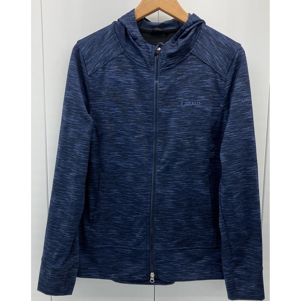 Zero Restriction Performance Full‎ Zip Hoodie Navy Blue Women's Large *Logo*